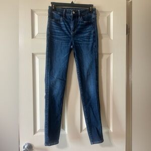 American Eagle Blue Skinny Jeans: Next Level Stretch